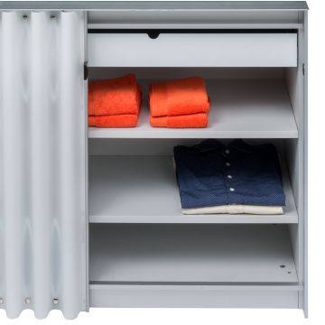 Schublade H 9 Faltvorhang-Sideboard