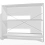 Aluminium-Regal-33 cm-Aluminium eloxiert-88 cm-75 cm thumbnail